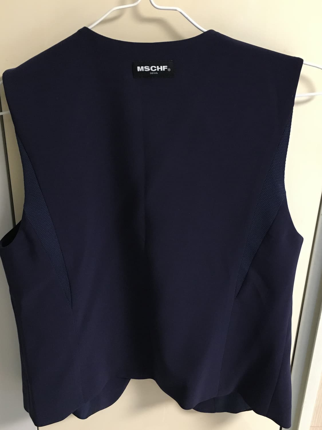 미스치프 유니폼 베스트_네이비 M 상품이미지3