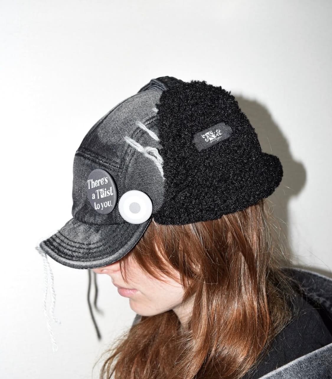 TΣist STITCH EAR FLAPS DEMIM CAP Gray 상품이미지7
