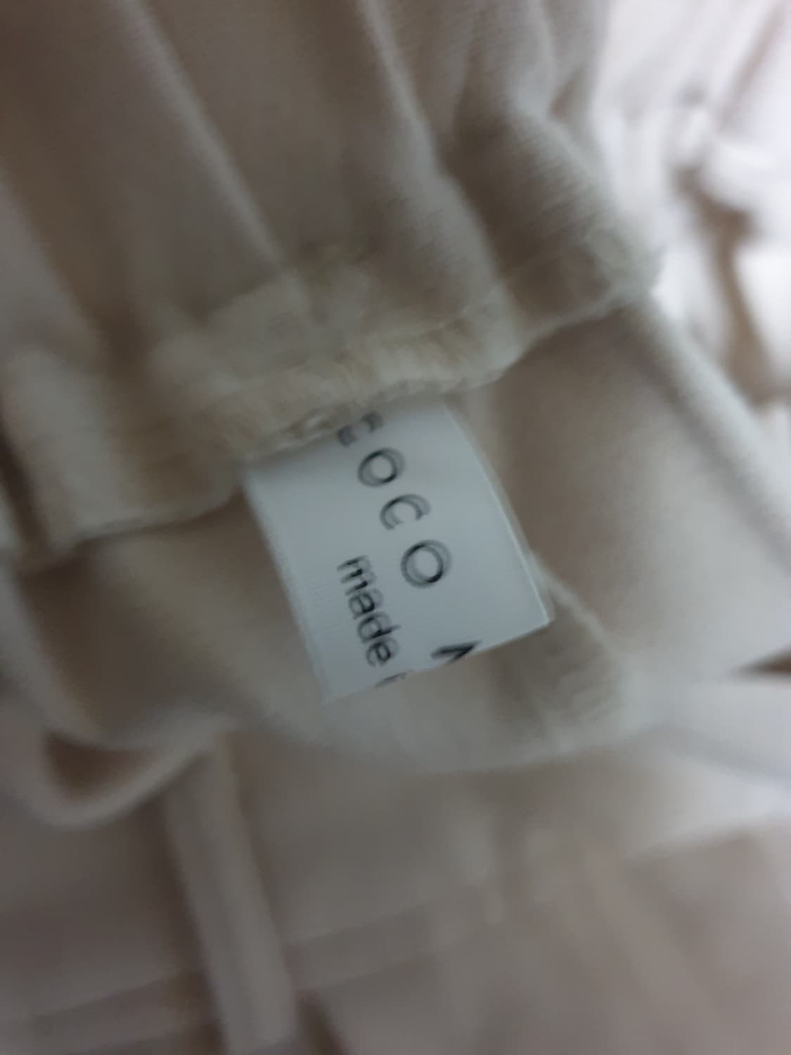 코코마티니 반밴딩 핀턱 벨티드 와이드 팬츠 아이보리 (24~26) 상품이미지3