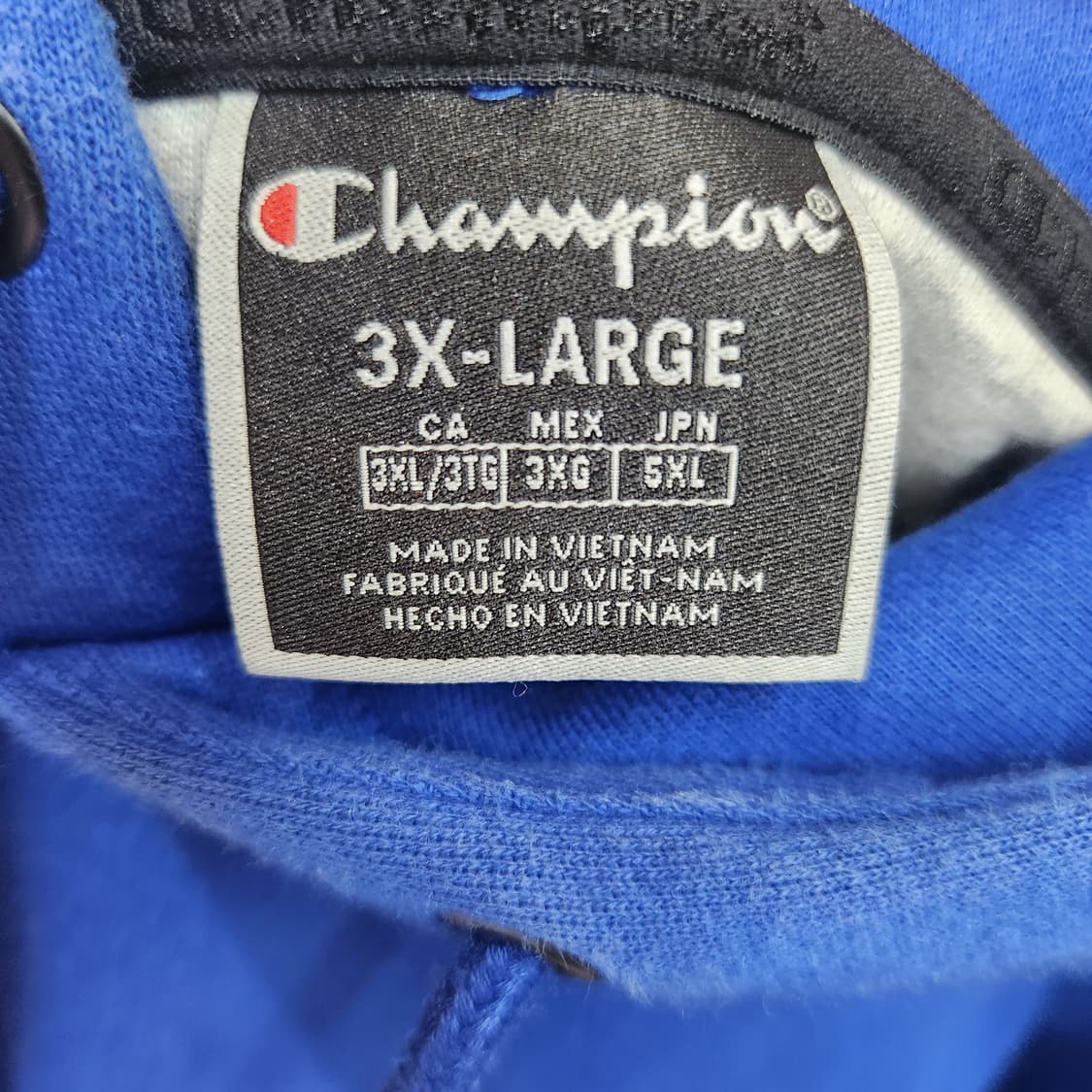 올드스쿨 챔피온 사이드 레터링 후드티 4XL 상품이미지6