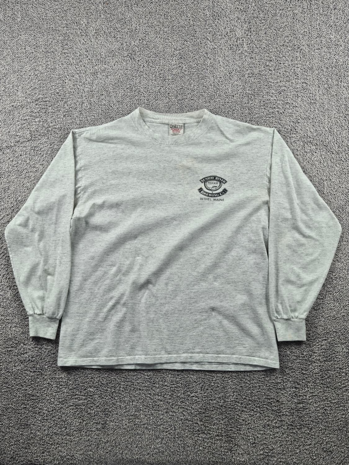 90's USA 오네이타 썬데이리버 싱글스티치 롱슬리브 (L)/11356 상품이미지3