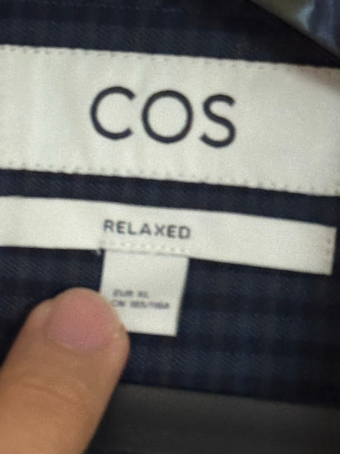 COS 체크자켓 XL 상품이미지3