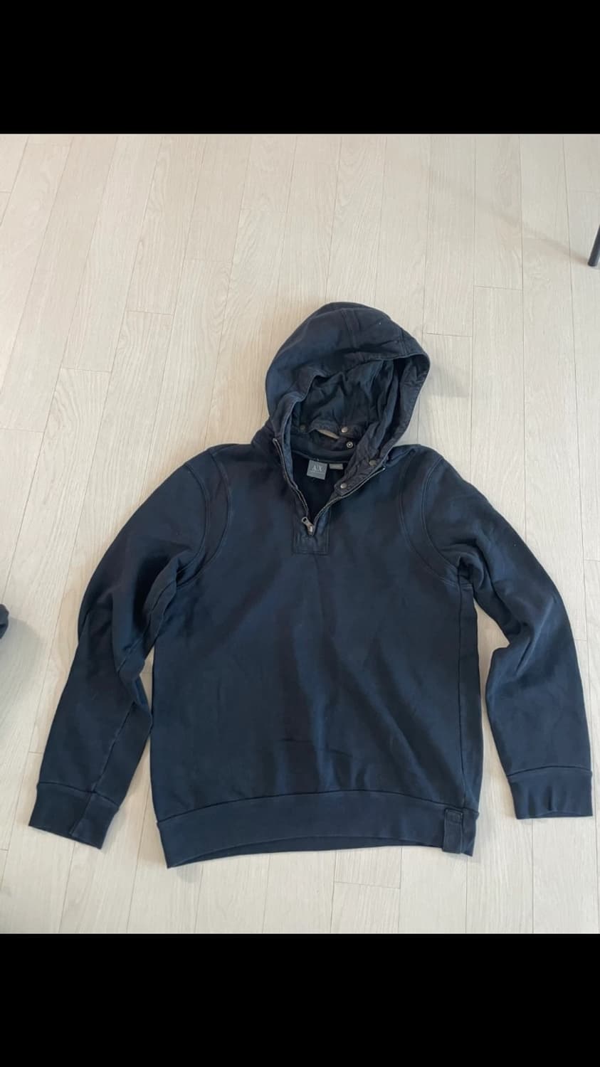 아르마니 남성 하프집업 후드티 S사이즈 상품이미지1