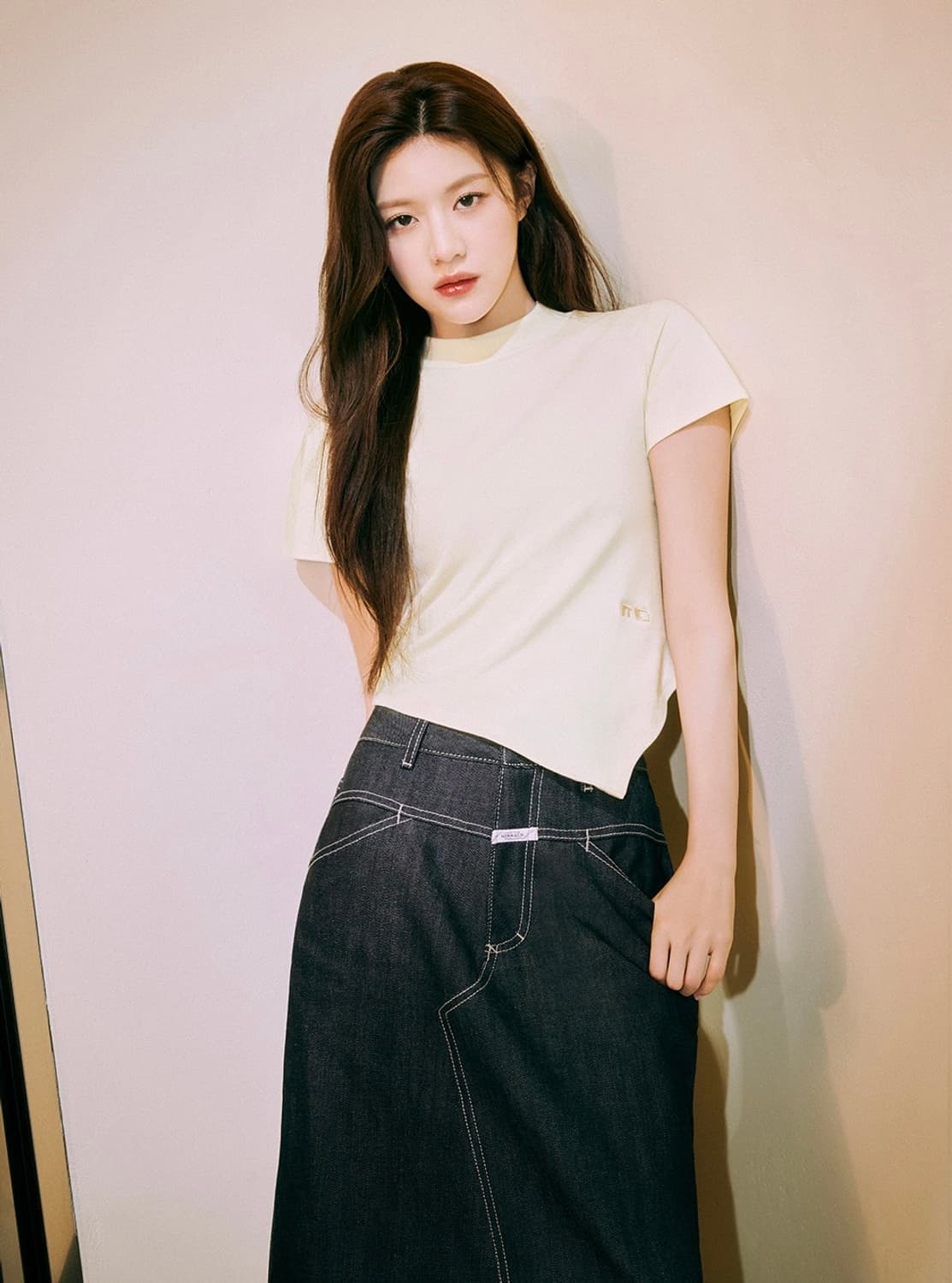 마리떼 프랑소와 저버 데님 스커트  상품이미지1