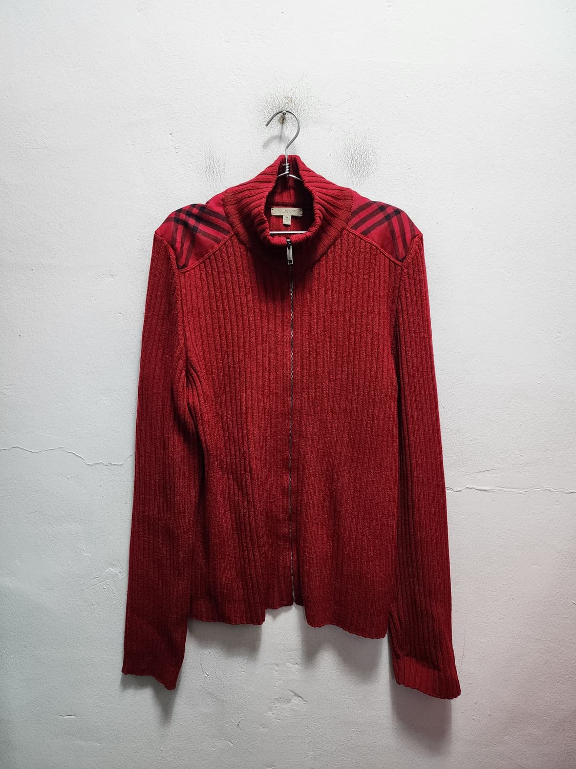 버버리 이태리 니트 집업 가디건 상품이미지1