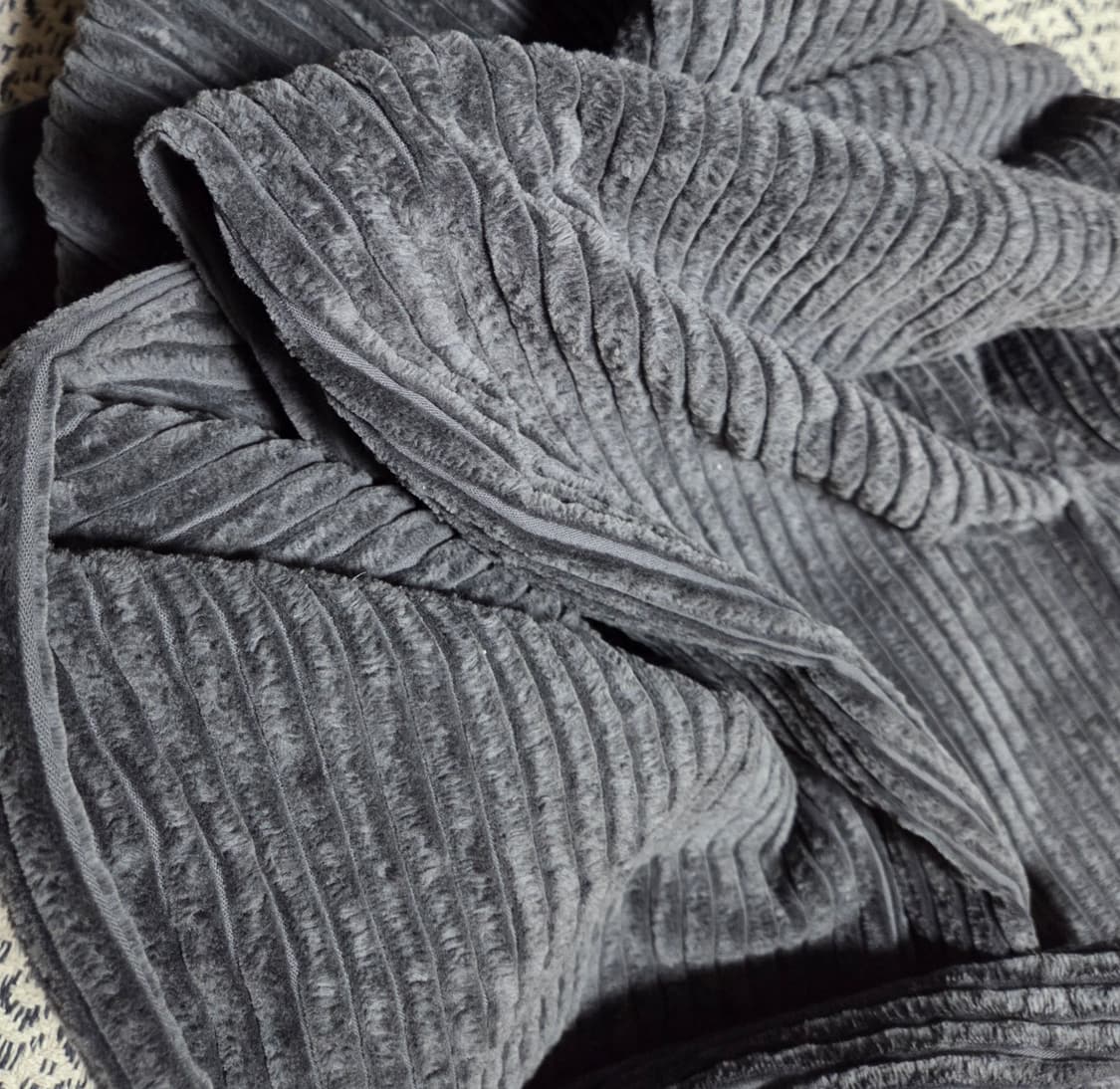 트립르센스 밴딩 코듀로이 팬츠 차콜 L 상품이미지5