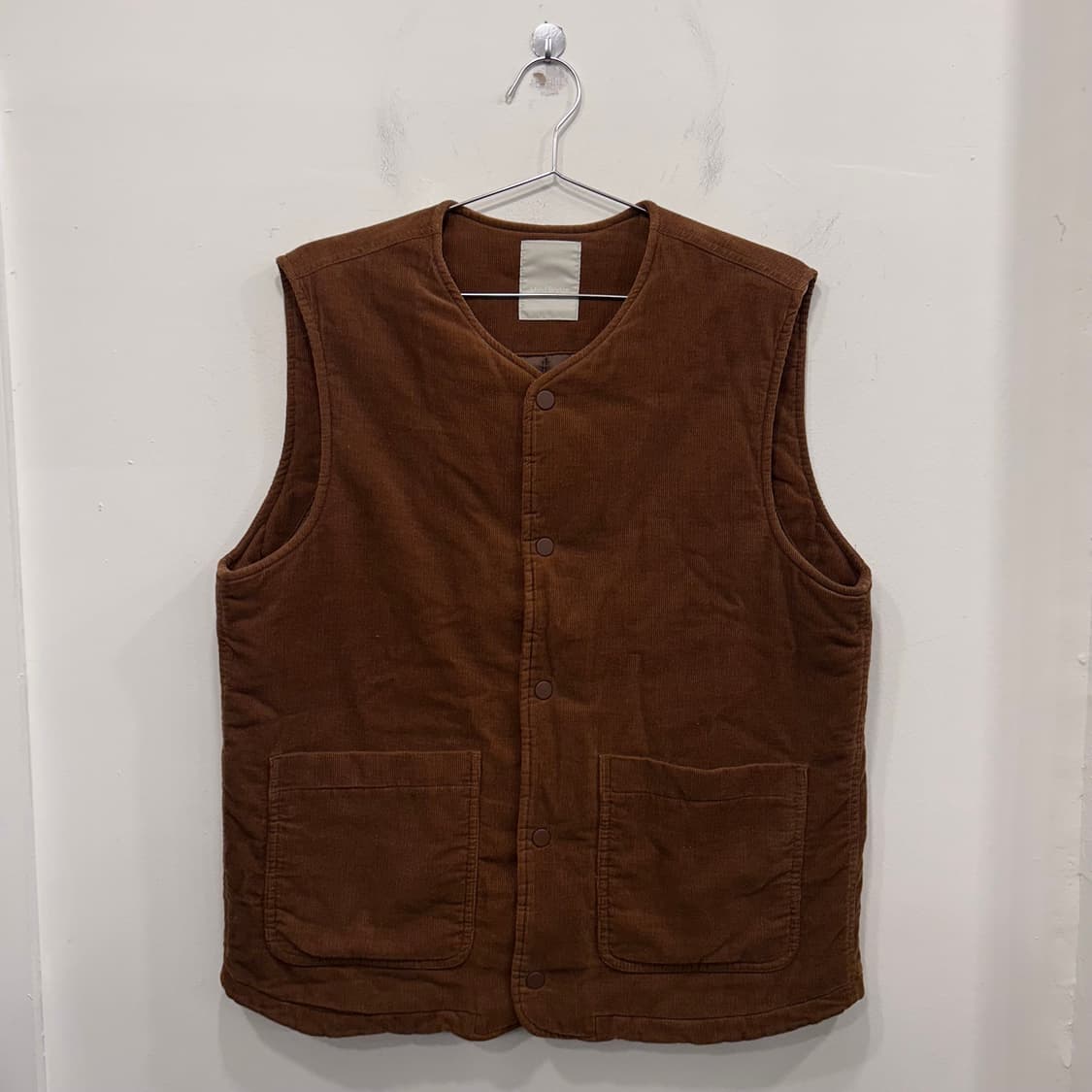 마인드브리지 이너퀼팅 코듀로이 버튼 베스트 상품이미지2