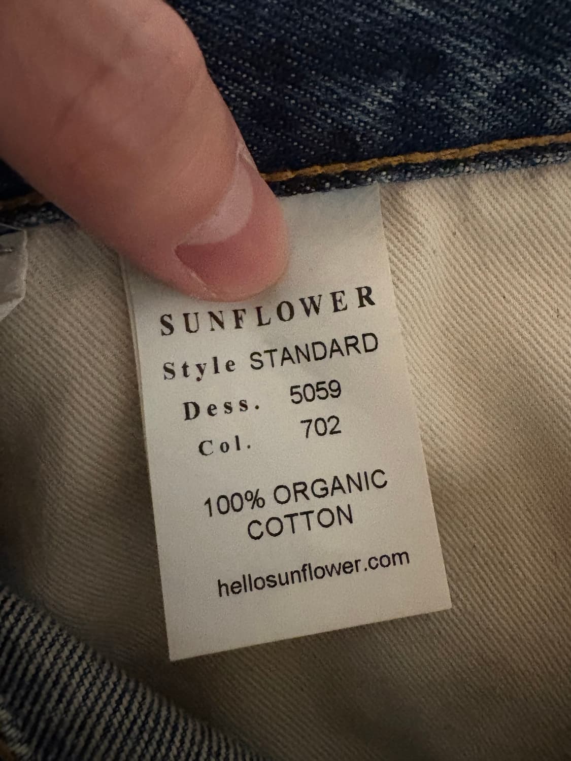 (30) 선플라워 스탠다드 데님 상품이미지3