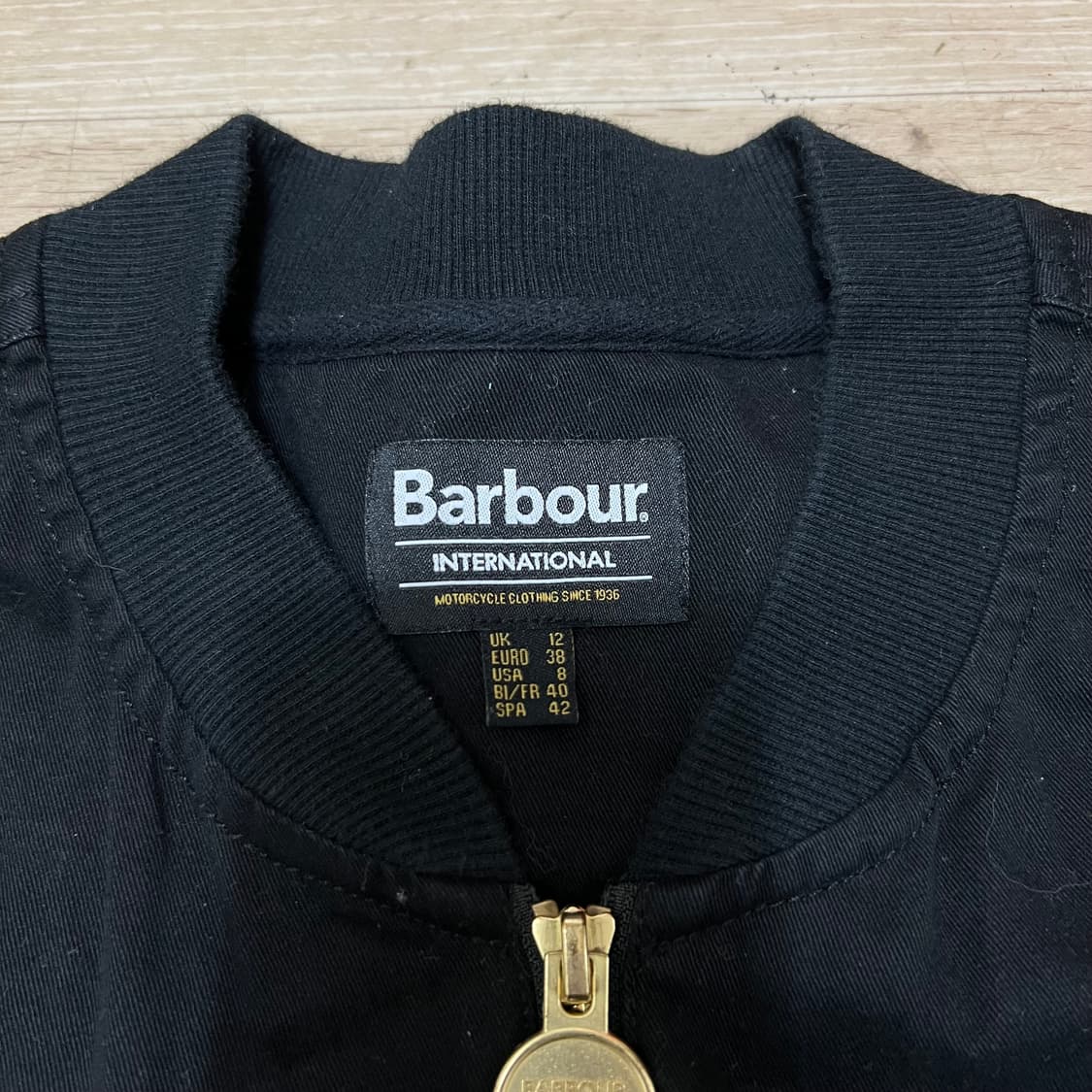 바버 인터내셔널 여성 바이크웨어 워크웨어 집업 점프수트 [블랙] S/90 상품이미지4