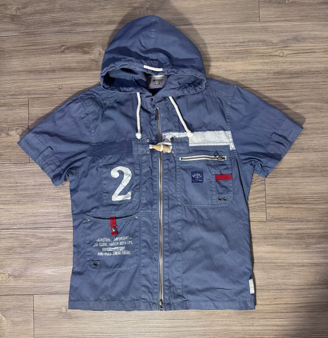 아비렉스 쉽빌더 셔츠 y2k 워크웨어 상품이미지1