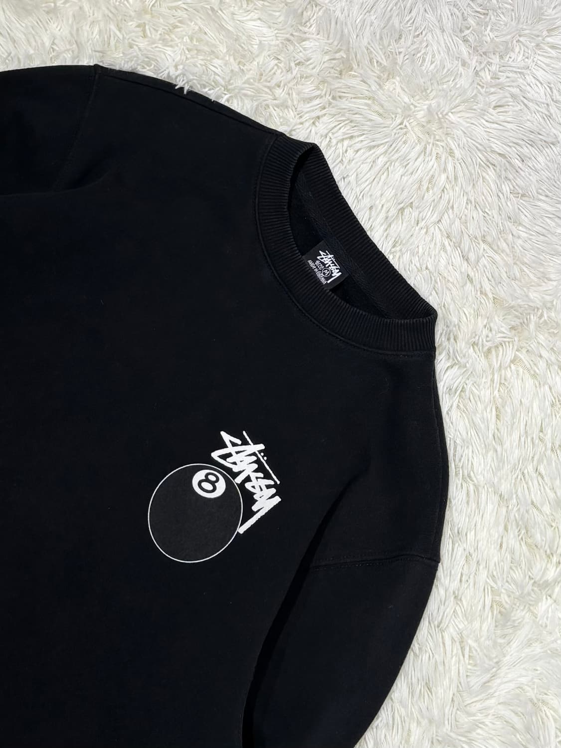 스투시 8볼 블랙 맨투맨 상품이미지5