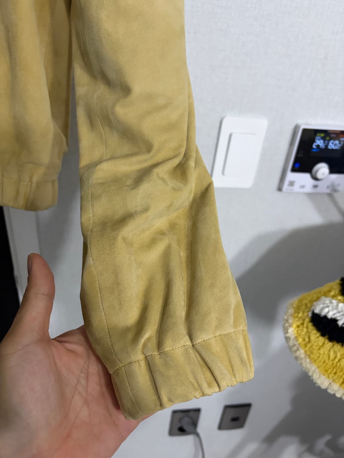 로로피아나 신형 키드스킨 스웨이드 봄버 상품이미지6