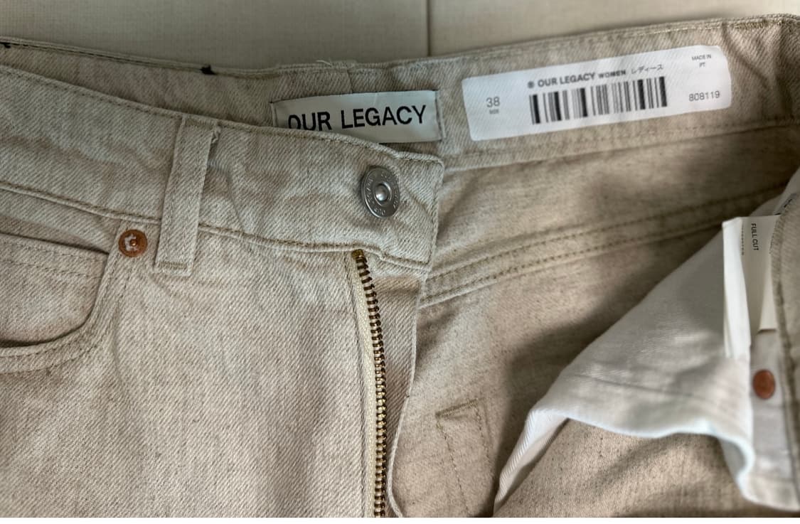 our legacy 아워레거시 써드컷 팬츠 38 상품이미지3