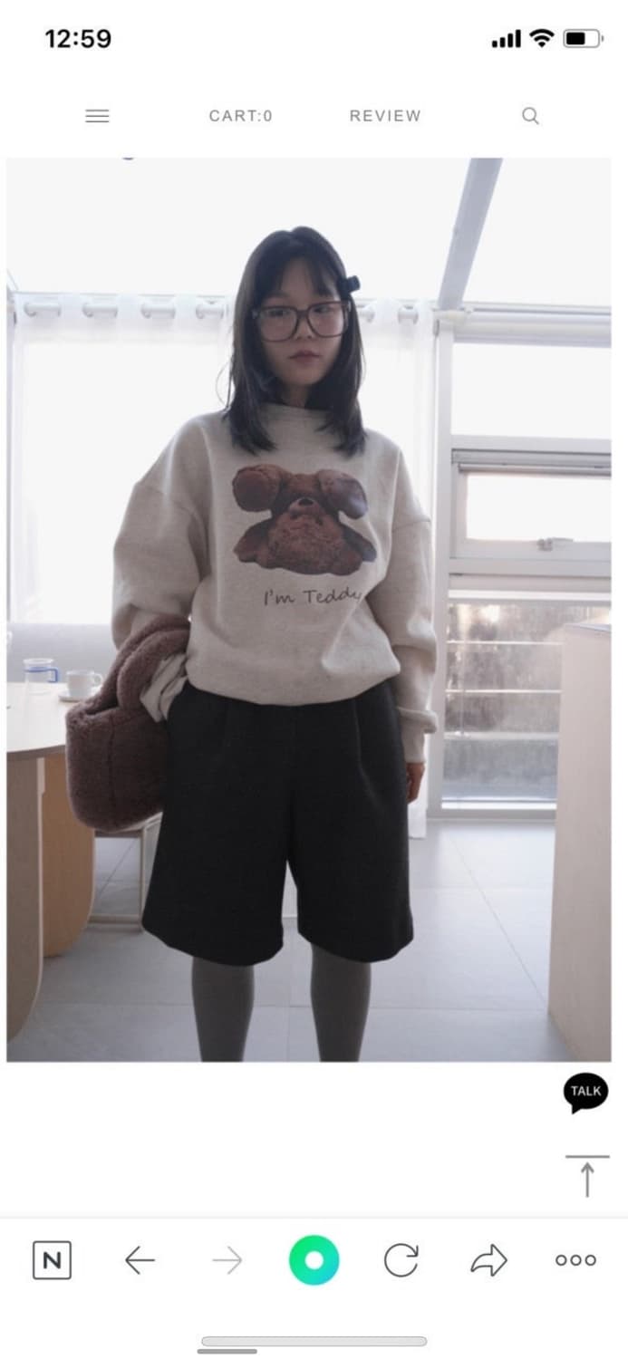 애프터먼데이 클리어브라운 글래스 안경 상품이미지6