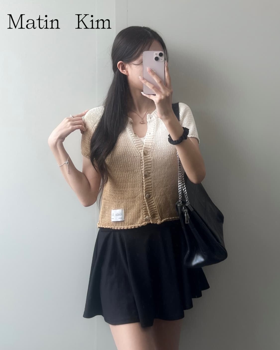 마뗑킴 반팔 가디건 상품이미지3