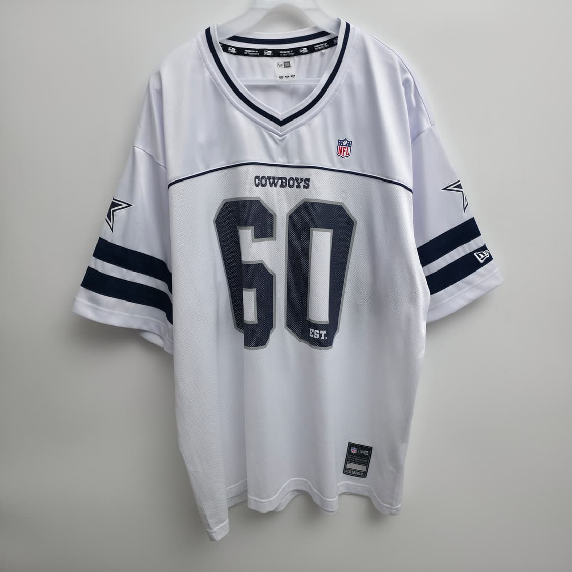 [XXL] 뉴에라 NFL 댈러스 카우보이스 폴리에스터 티셔츠 화이트 상품이미지1