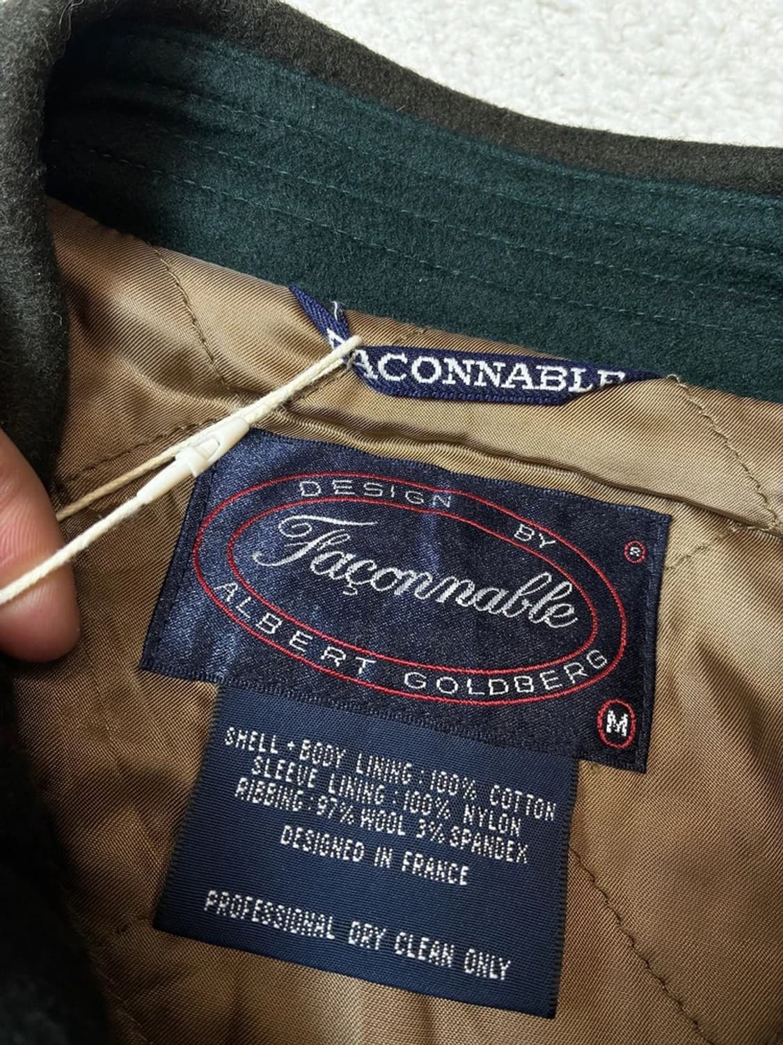 파코네이블 FACONNABLE 90's 패치드 울 코트 PN7995 상품이미지5