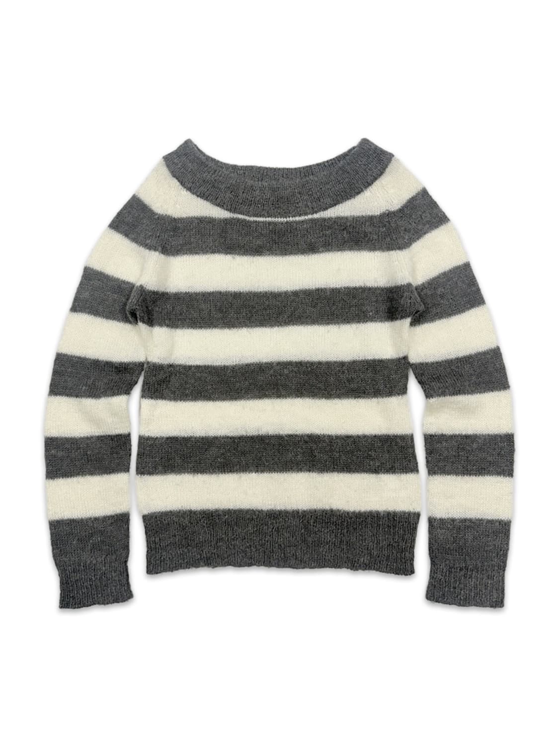 빈티지 LIPSTAR 그레이 모헤어 시스루 니트 상품이미지2