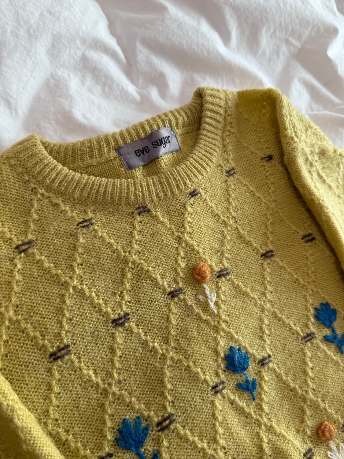 Vintage floral knit 상품이미지2