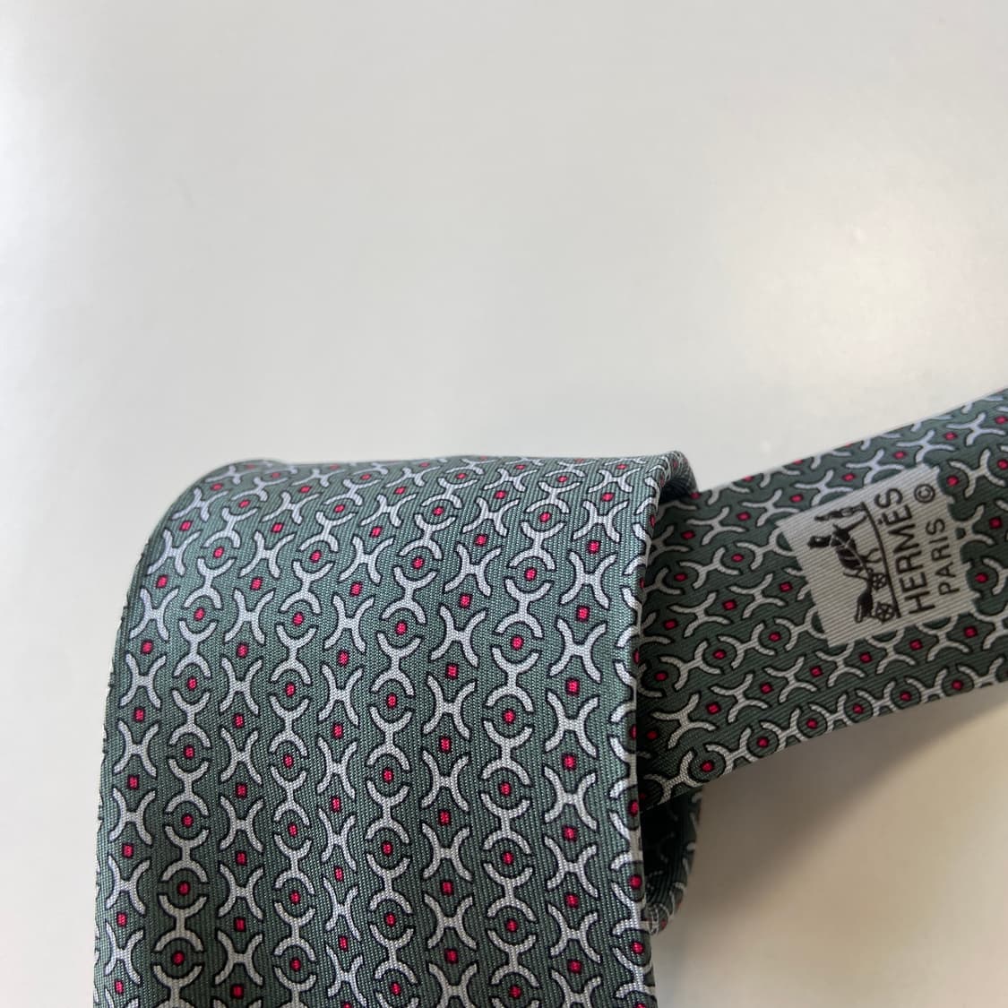 에르메스 명품 정품넥타이(HERMES) 8.3cm 상품이미지5