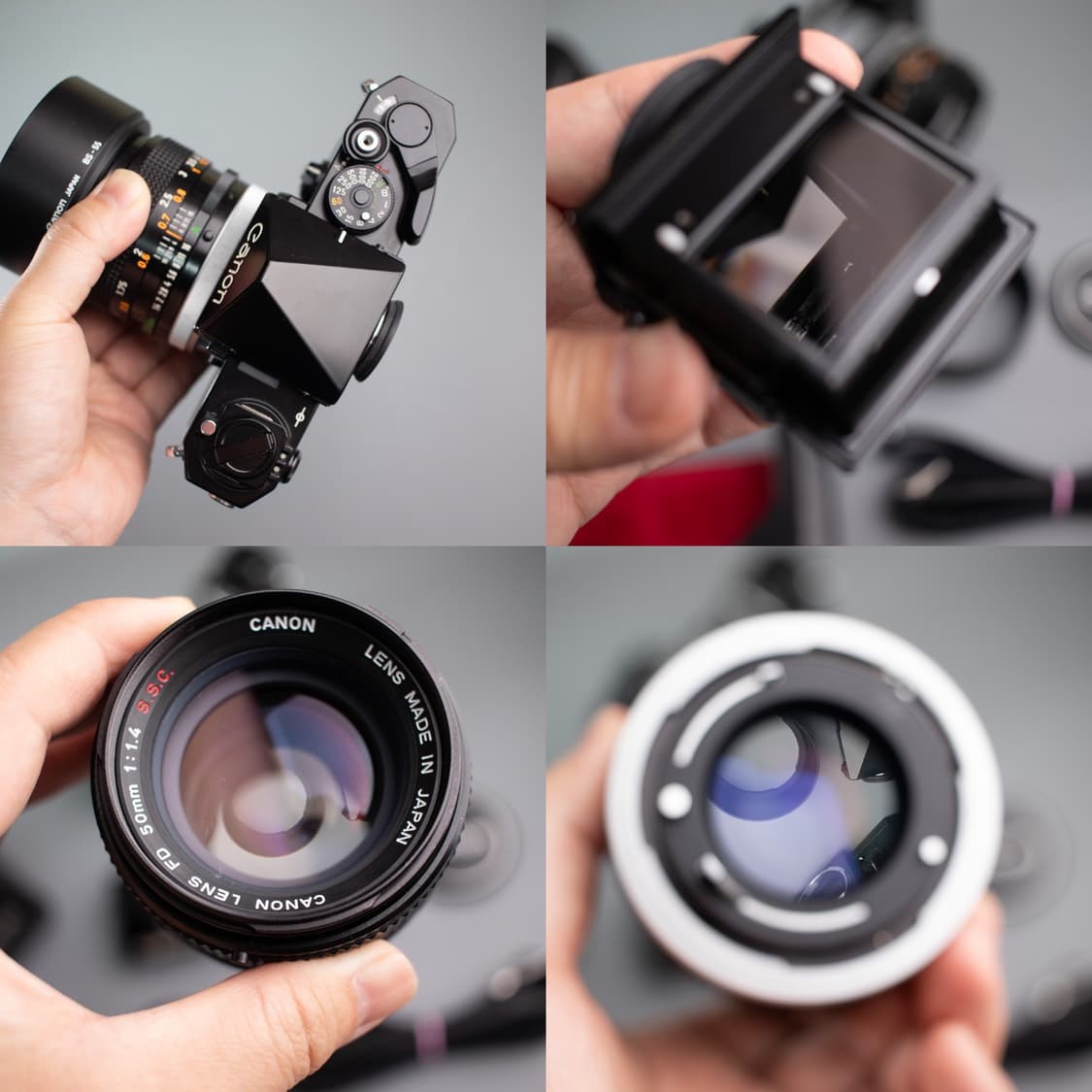 캐논 f-1n 50 mm1.4 (소장용/전체분해오버홀/보증6개월) 상품이미지8