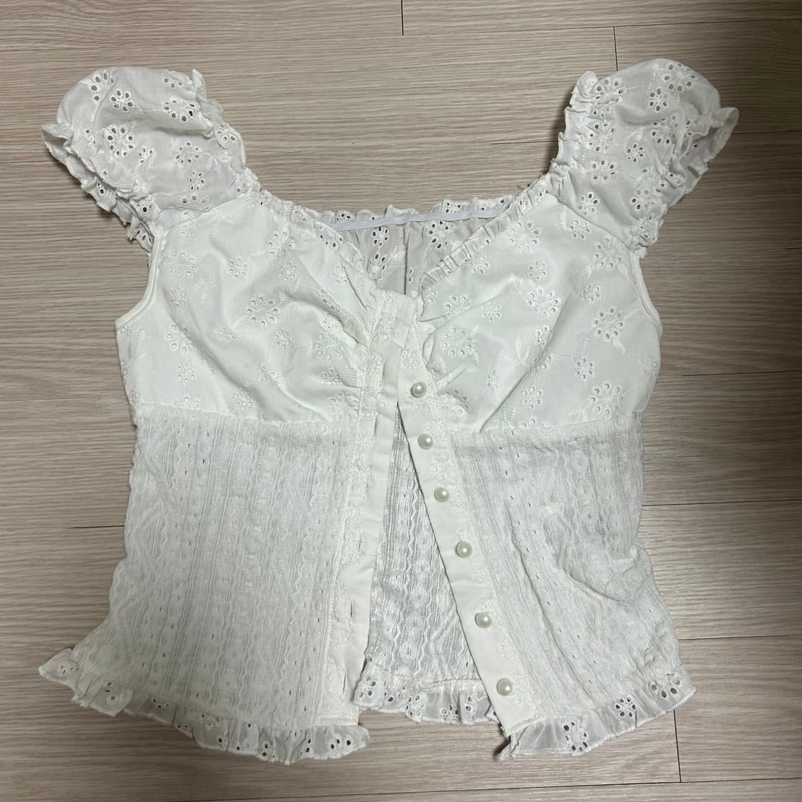 쉬인 레이스 블라우스 상품이미지1