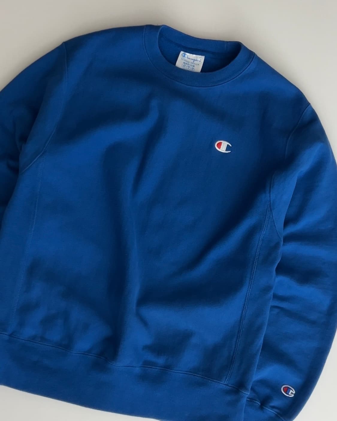 챔피온 블루 리버스위브 스웻셔츠 M 상품이미지2