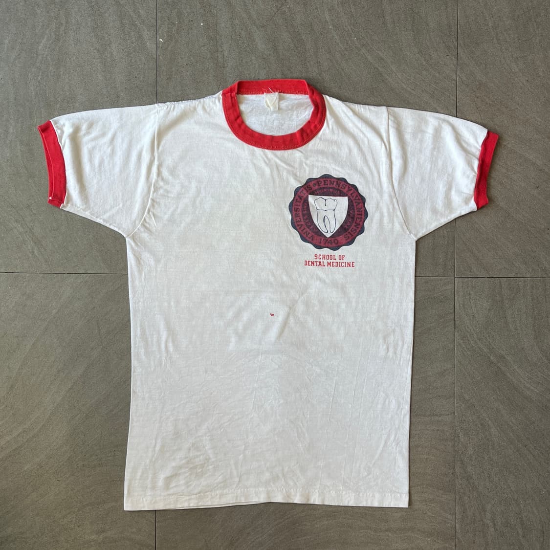 90년대 90s 미국 생산 빈티지 링거 반팔 티셔츠 링거티 상품이미지1