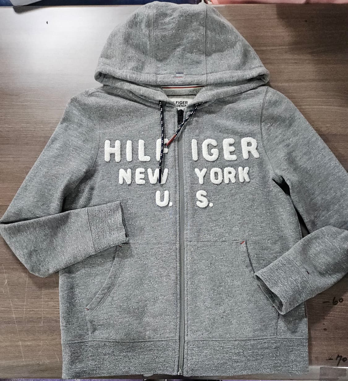 타미힐피거 그레이 후두집업 S 상품이미지2