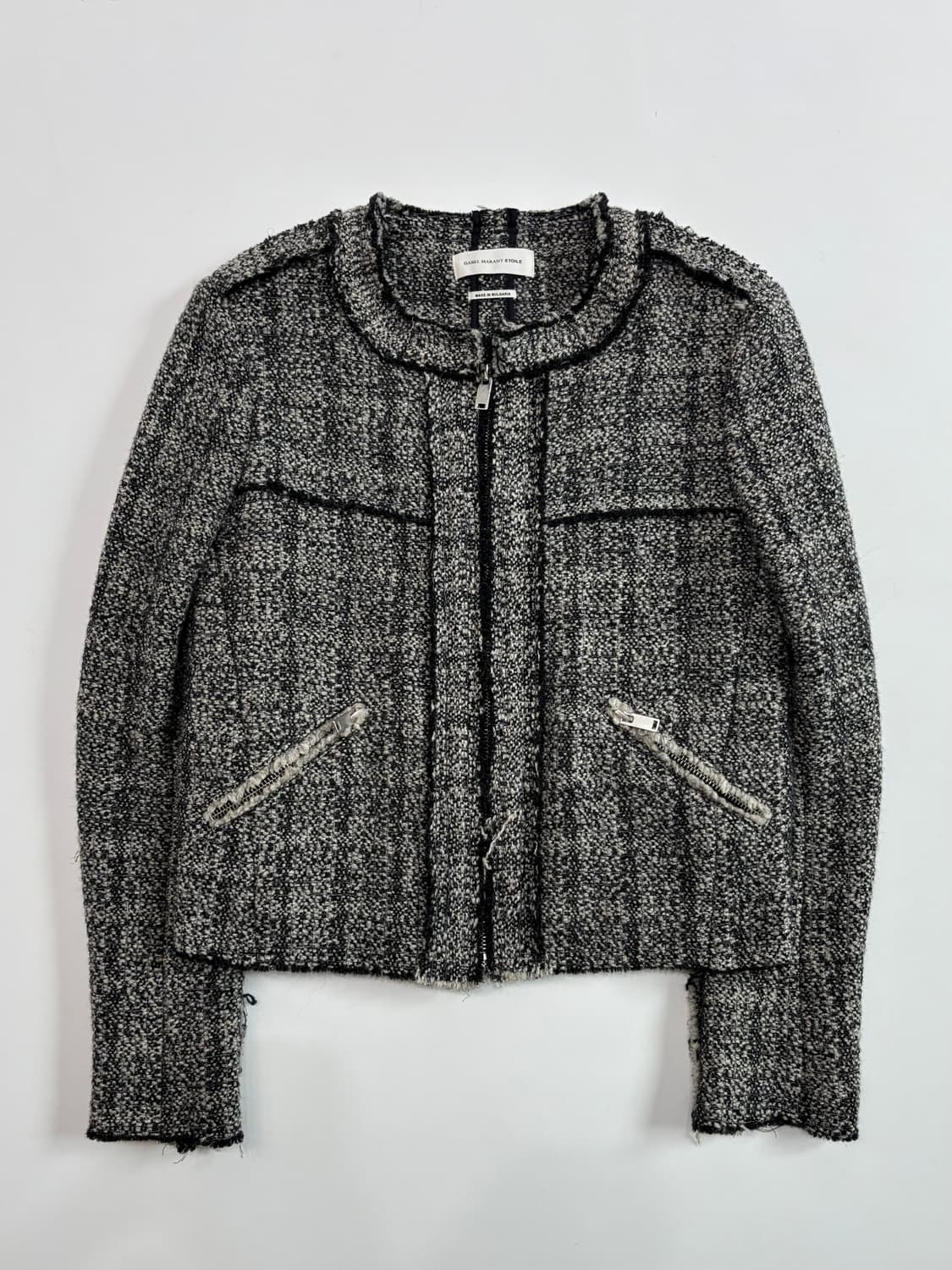 Isabel Marant 이자벨마랑 울 블린드 트위드 집업 상품이미지6