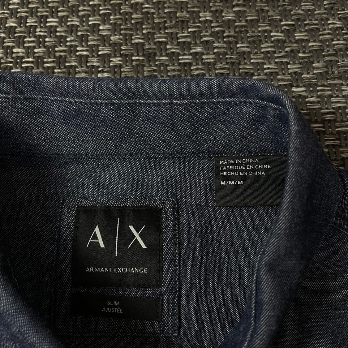 아르마니익스체인지 데님 긴팔 셔츠 M 상품이미지4