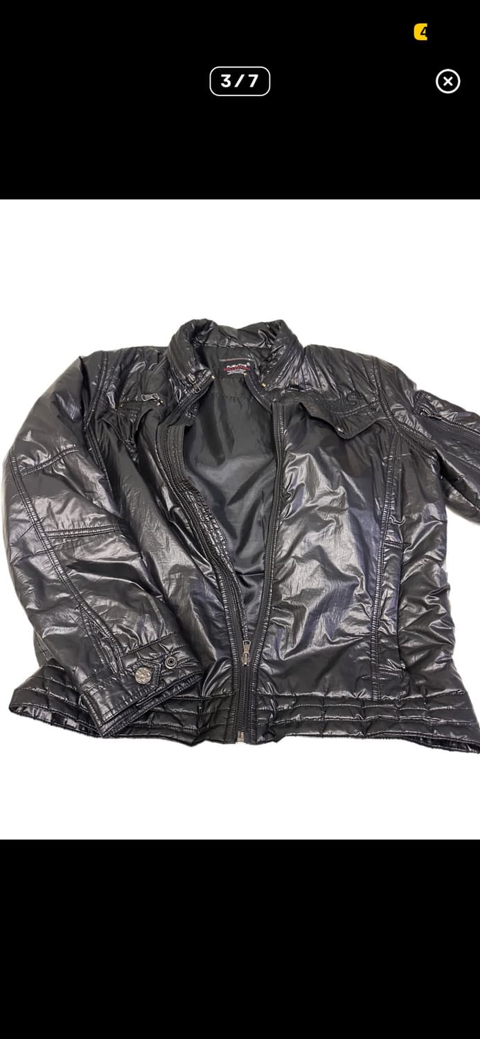 FUBU 퀄팅 FORUSBYTS 블랙 패딩 점퍼 B50 상품이미지3