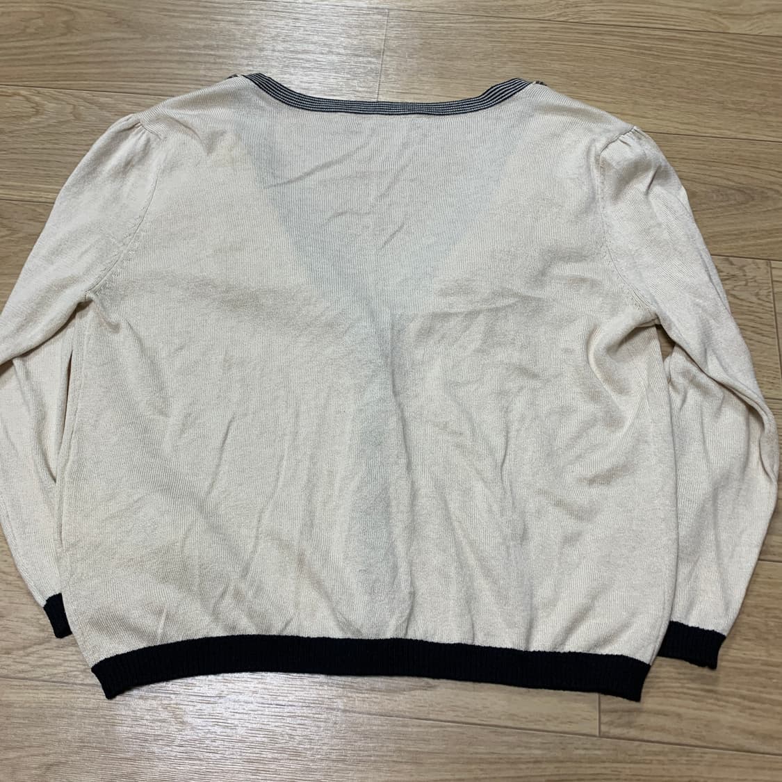 S)MaxMara 위크엔드 막스마라 플라워 코사쥬 실크 혼방 7부 가디건 상품이미지2