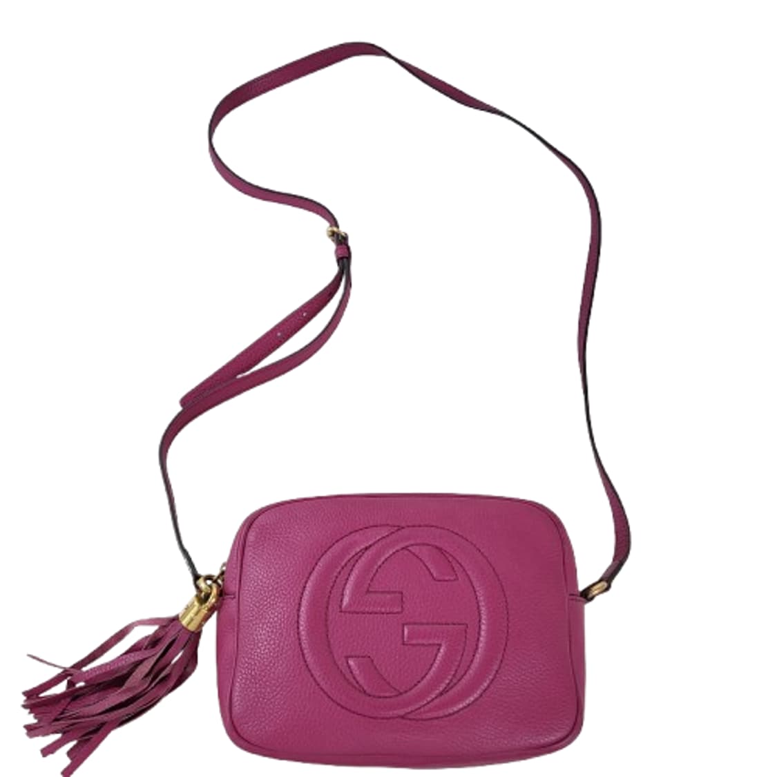 정품 구찌 소호 디스코백 마젠타 스몰 상품이미지1