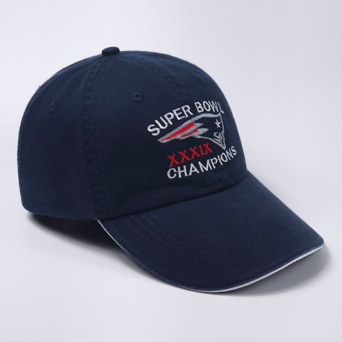 슈퍼볼 XXXIX 뉴잉글랜드 우승 기념 아메리칸 빈티지 NFL 볼캡 모자 상품이미지3