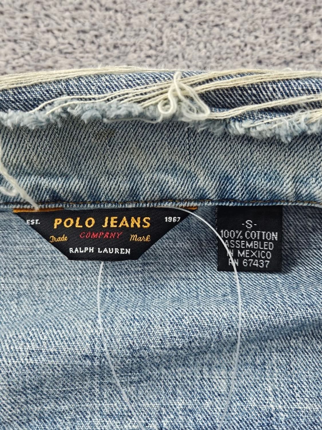 폴로 진스 컴퍼니 포켓 데님 트러커 자켓 ( S ) / 10809 상품이미지9