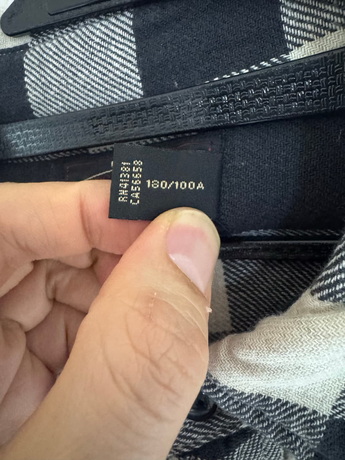 L RRL 버팔로 체크 트윌 워크 블랙 화이트 체크 셔츠 상품이미지3