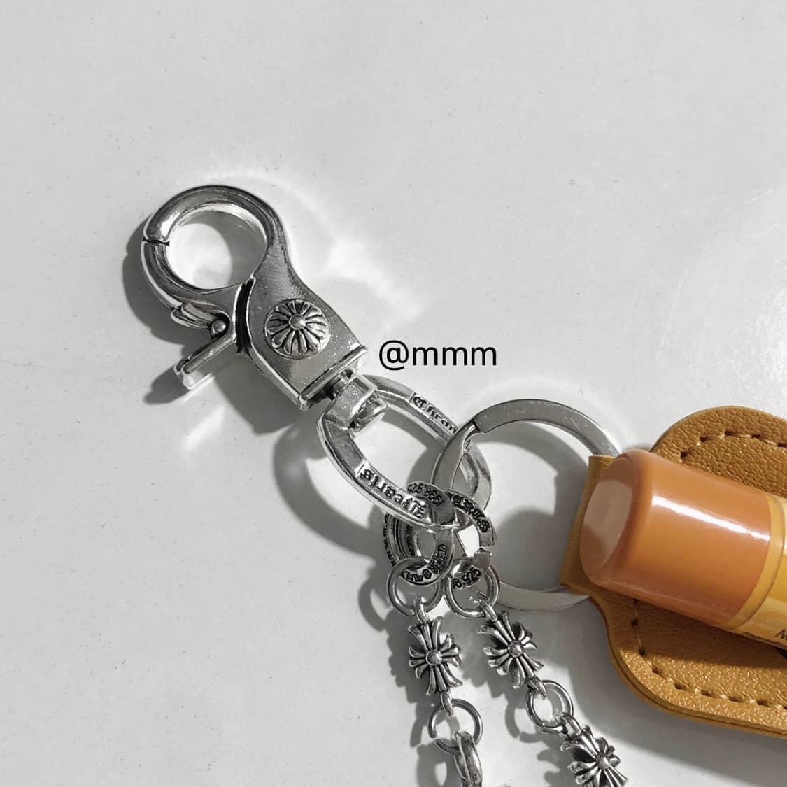[Unisex🧡] 립밤 가죽 케이스 키링 열쇠고리 상품이미지4