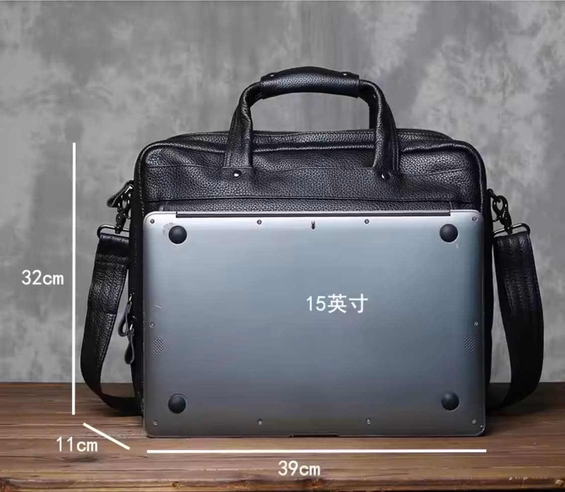 남성 가죽 서류 가방 노트북가방 상품이미지9