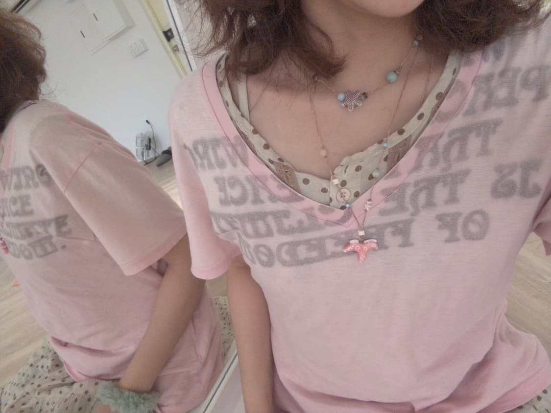 check cookie star necklace 체크 쿠키 스타 목걸이 상품이미지7