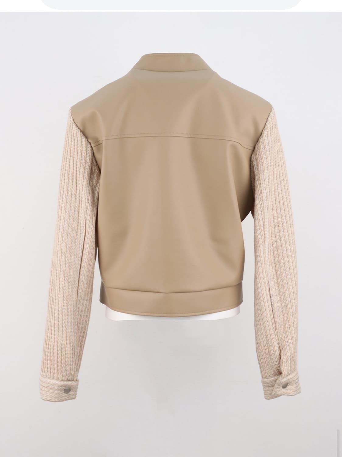 레더 니트 집업 상품이미지2