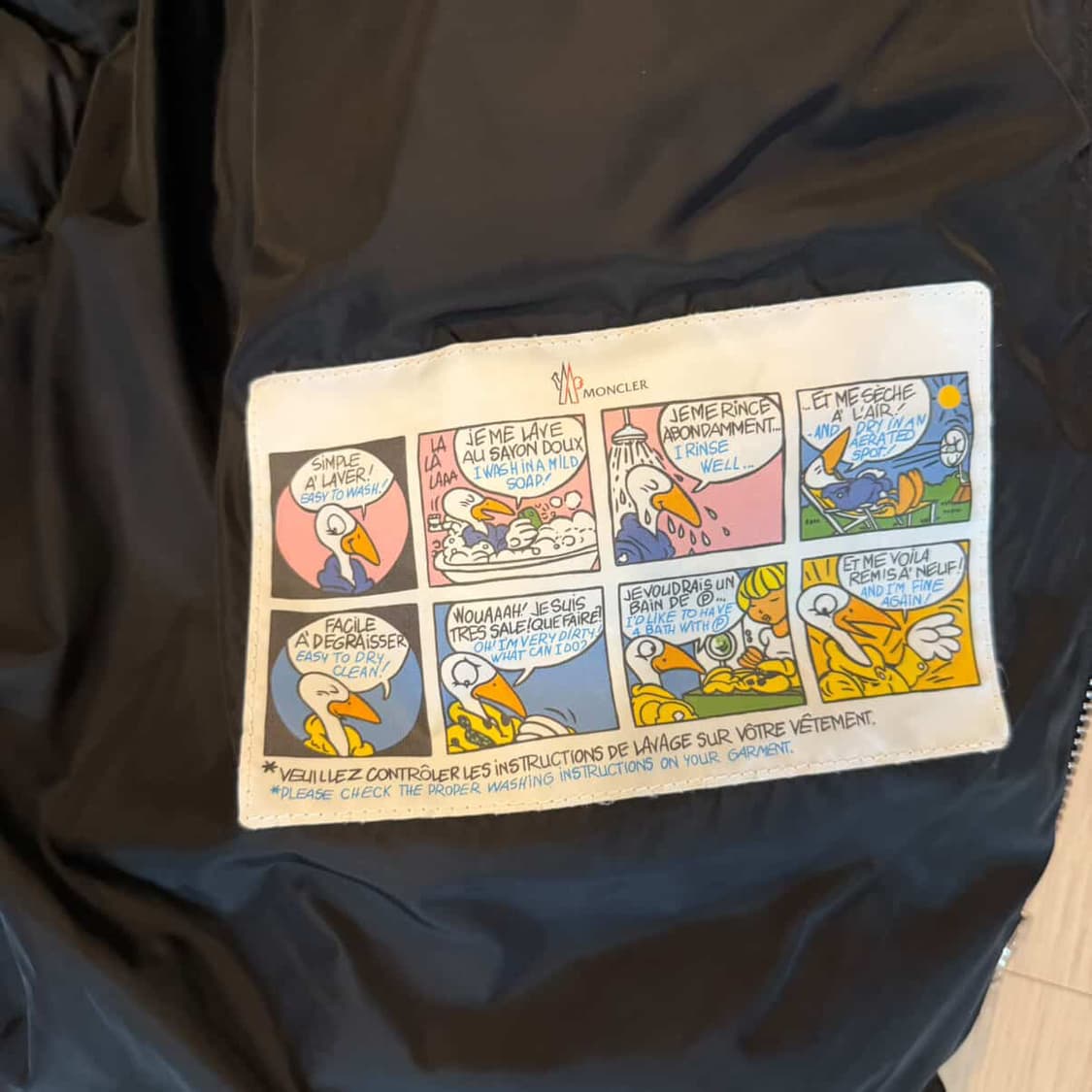 {새상품급/3} 몽클레어 아미오 바이커 패딩 블랙 상품이미지7