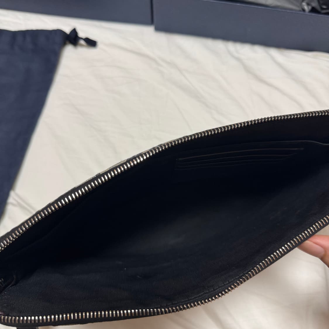 디올 오블리크 아이패드 클러치 A4 상품이미지7