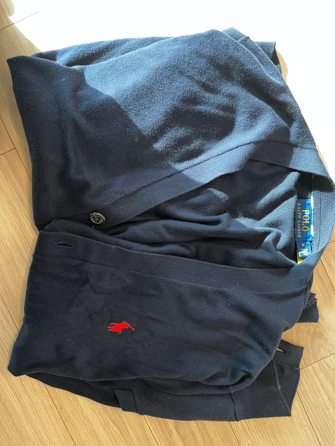 폴로 가디건 네이비  상품이미지3