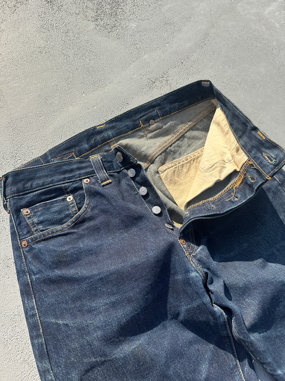 90s 리바이스 LVC 201xx 발렌시아 공장 Big E 셀비지 데님 상품이미지2