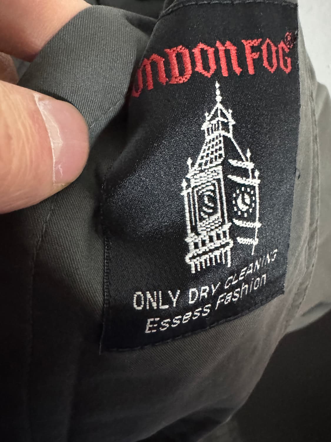 런던포그 클래식 빈티지 카키 내피 트렌치코트L~XL 상품이미지6