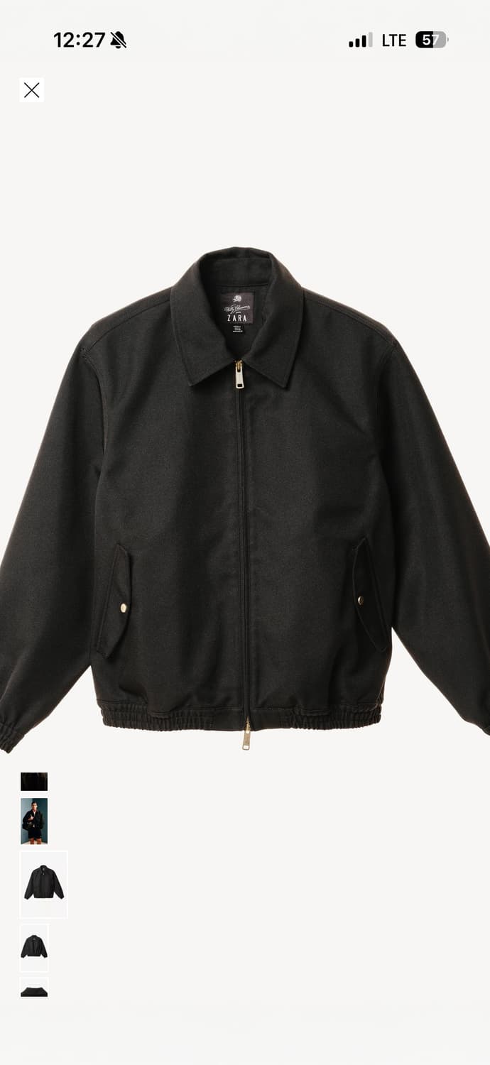 자라 x 윌리차바리아 스트럭쳐 봄버자켓 상품이미지4