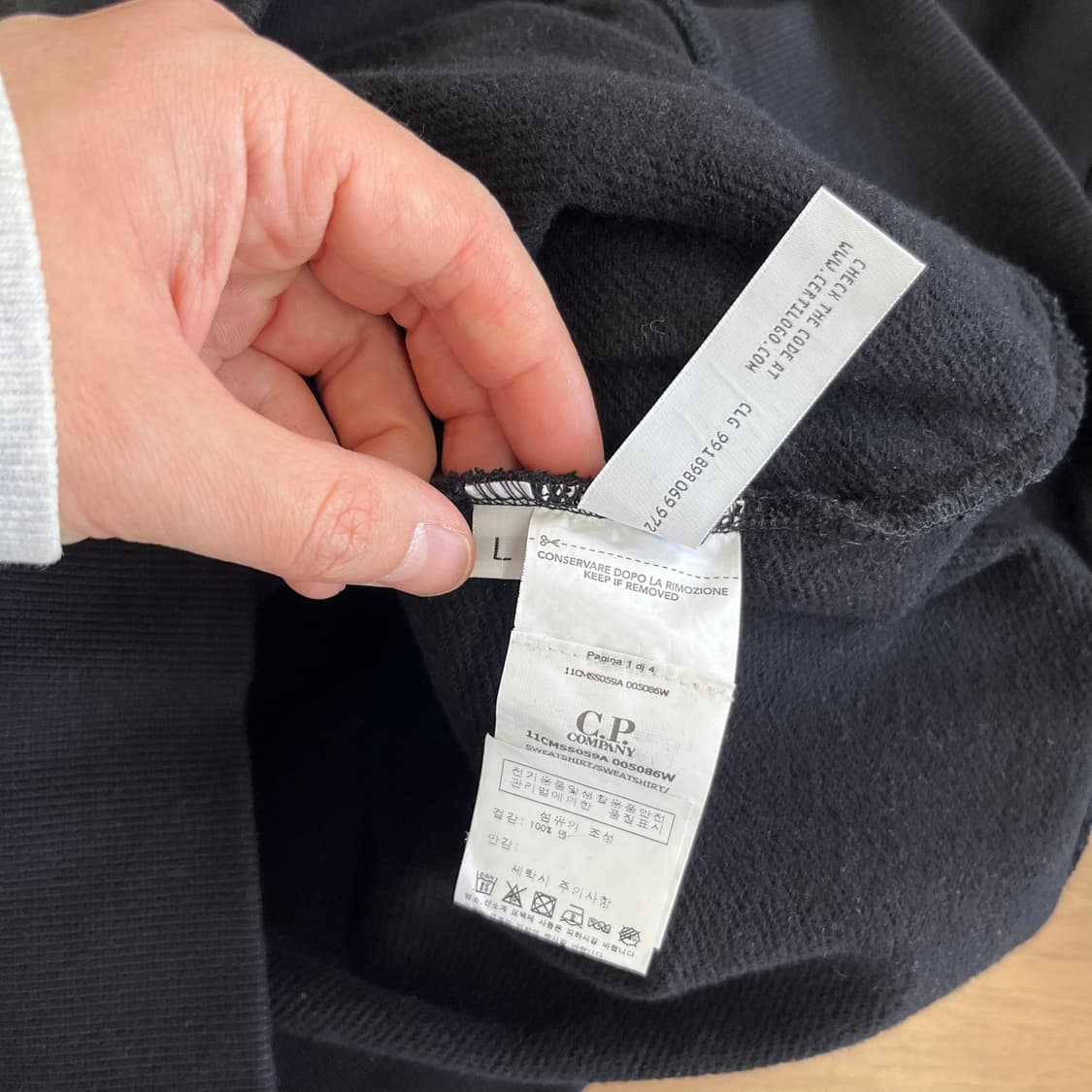 Cp컴퍼니 렌즈와펜 풀오버 하프집업 L 상품이미지7