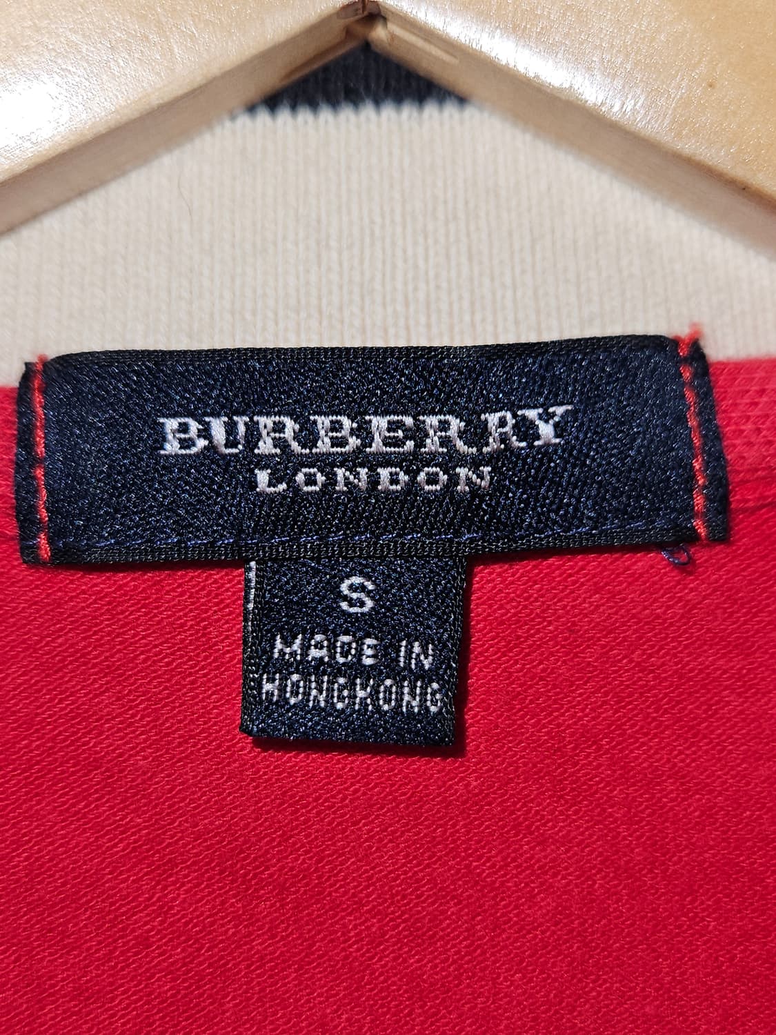 버버리 BURBERRY 반팔 카라티 폴로 크롭 여성 S (매장정품) 상품이미지6