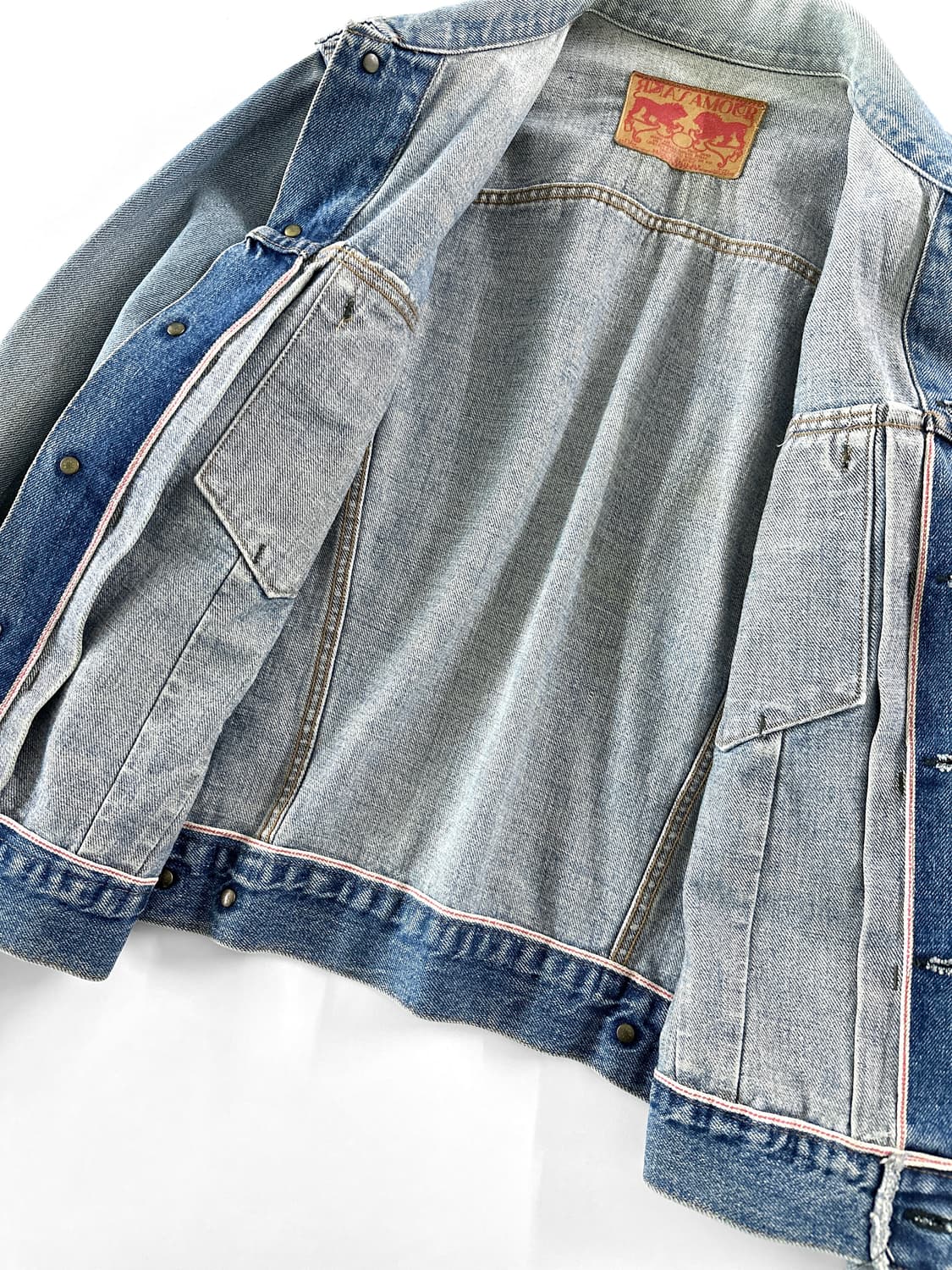 90s RNA lnc. Bras Amour 데님 트러커 자켓 상품이미지6